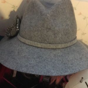 Grey fedora